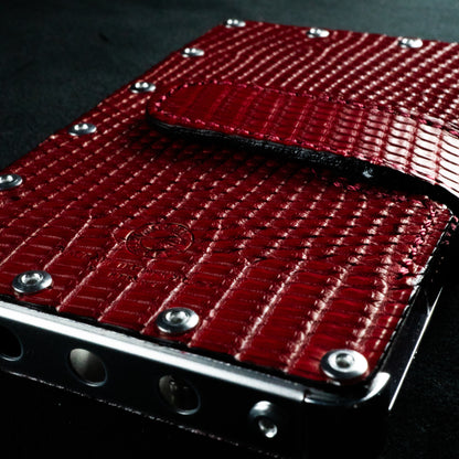 【エアロコンセプト】Emijah(名刺入れ）Lizard Red