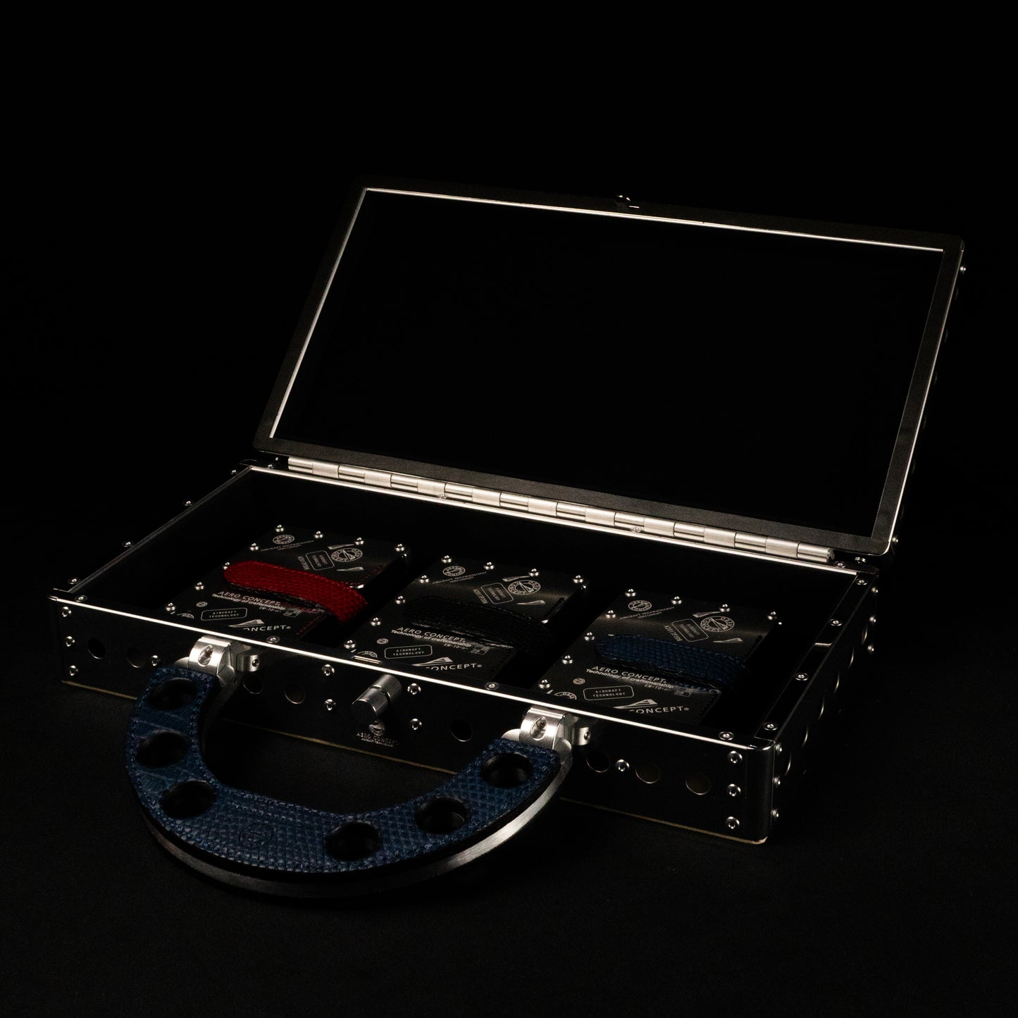 【エアロコンセプト】Vanity Inner Case  White & Lizard Blue